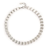 925/- necklace, matt, 45+3cm