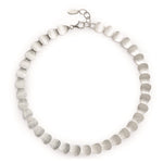 925/- necklace, matt, 45+3cm