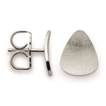 925/- ear studs, matt