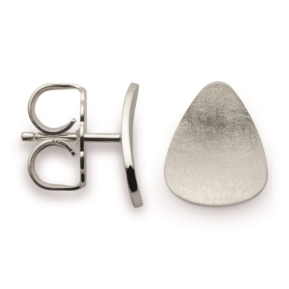 925/- ear studs, matt