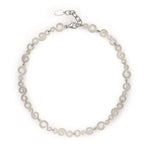 925/- necklace, matt, 45+3cm