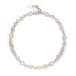 925/- necklace, matt, 45+3cm