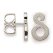 925/- ear studs, matt