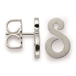 925/- ear studs, matt