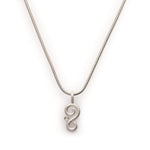 925/- pendant, matt/polished, dia. 0,015ct W-SI