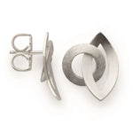 925/- ear studs, matt