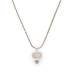 925/- ring, gold-pl.,moonstone 1,9ct, topaz 1,16ct