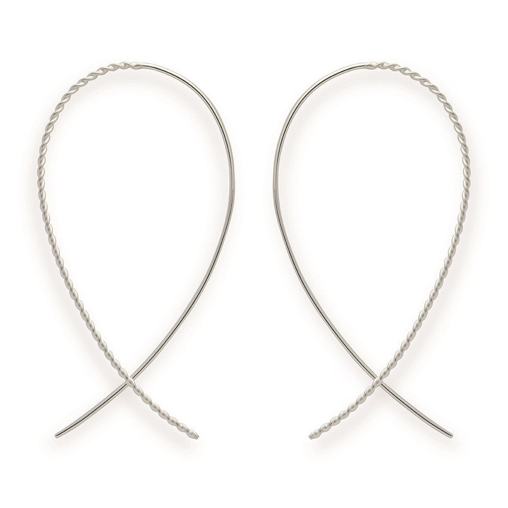 925/- earrings, matt