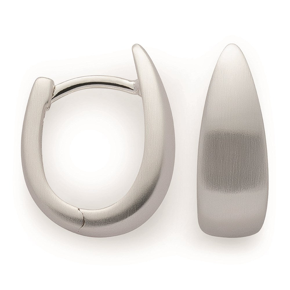 925/- hinge earrings, matt