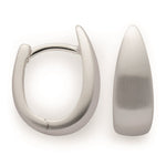 925/- hinge earrings, matt