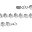 925/- Armband, rhodiniert, kratzmatt, 16cm + 2cm