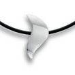 925/- pendant, rhodium-plated, polished