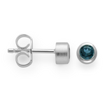 925/Ohrstecker,rhodi,matt,Topas London Blue 0,26ct