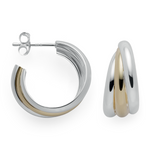 925/hingeearrings,partly gold-plated,rh-plated,pol