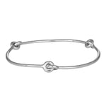 Silver rhod. Bangle 62mm