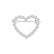 Silberbrosche Herz 19mm OBINOR