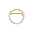 silver brooch circle 20mm OBINOR