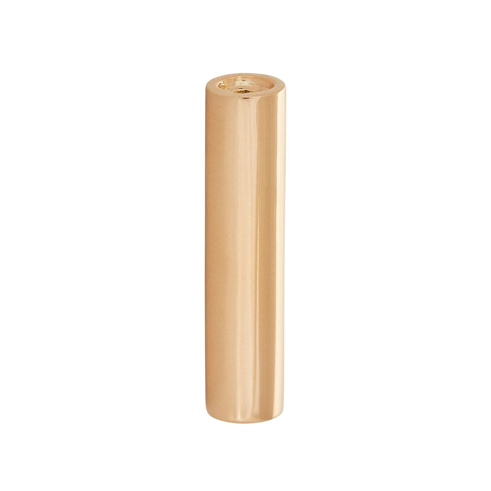 14 Karat Gold System-Verschlüsse Rohr 30mm