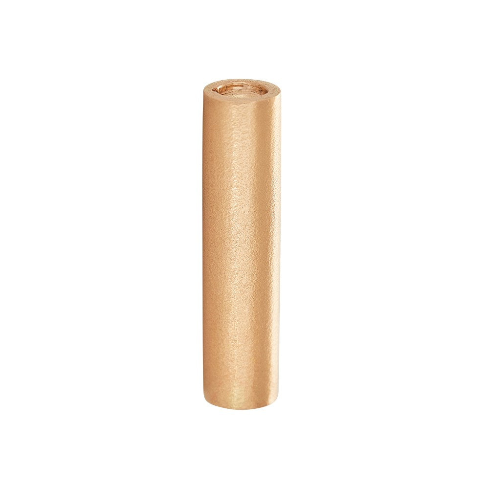 14 Karat Gold System-Verschlüsse Rohr matt 30mm