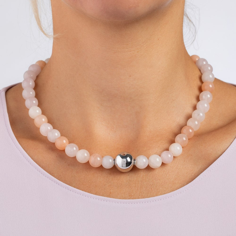 10mm rose quartz, pink aventurine, sponge quartz