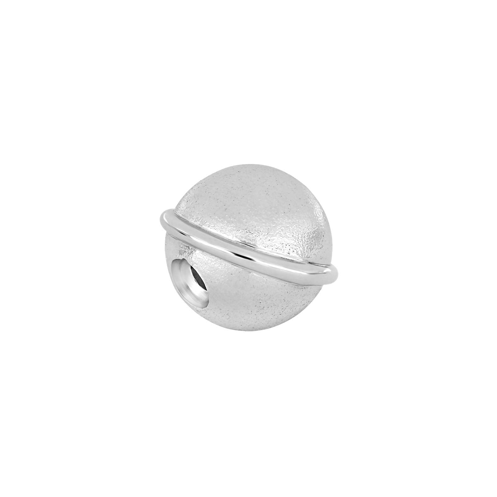 Silver ball system-lock matt/glossy 15mm