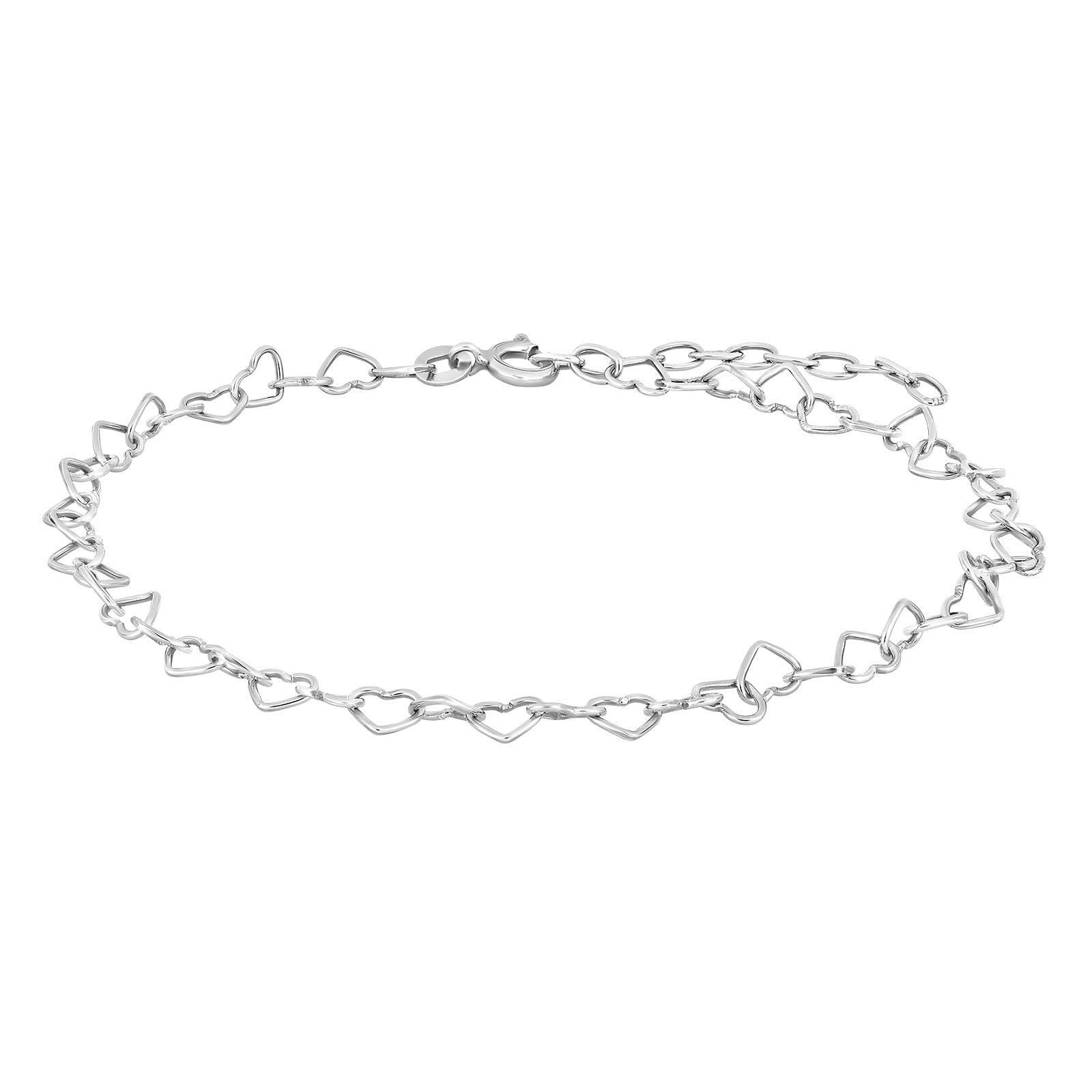 Silber Fußkettchen SPRING52 27cm