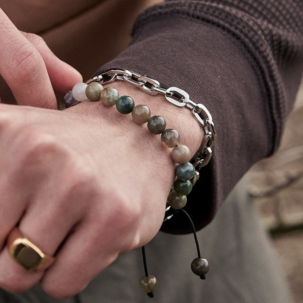 SON Armband Indian Agate 6mm