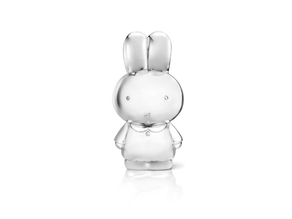 Sparebøsse Miffy, sølvfarvet