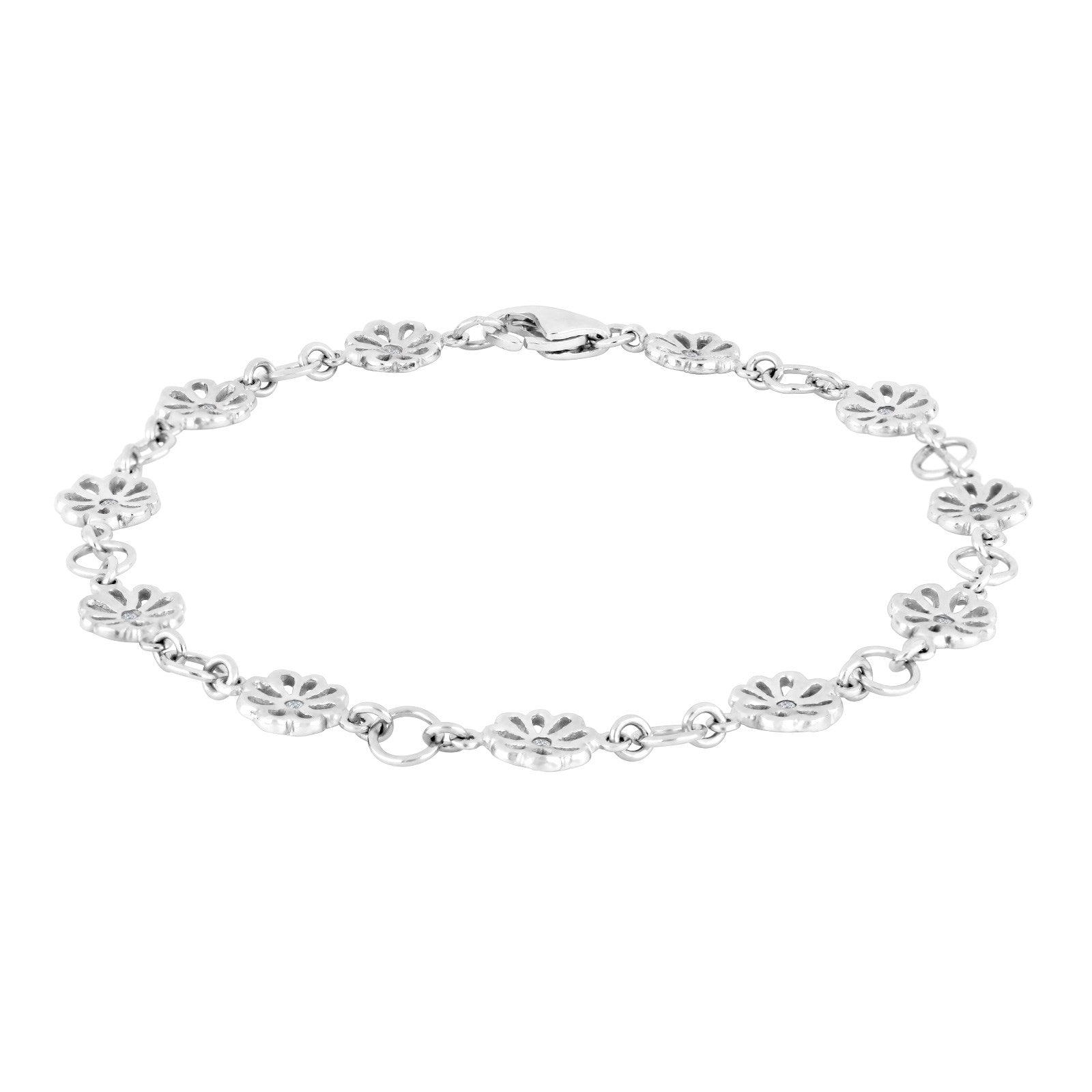 Rhod. Silberarmband