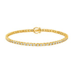 14ct. Gold tennis Armband 2.0ct W/SI