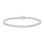 14ct. Weissgold tennis Armband 2.0ct W/SI