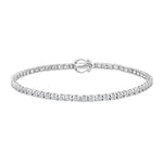 14ct. whitegold tennis bracelet 2.0ct W/SI