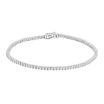 14ct. whitegold tennis bracelet 1.54ct W/SI