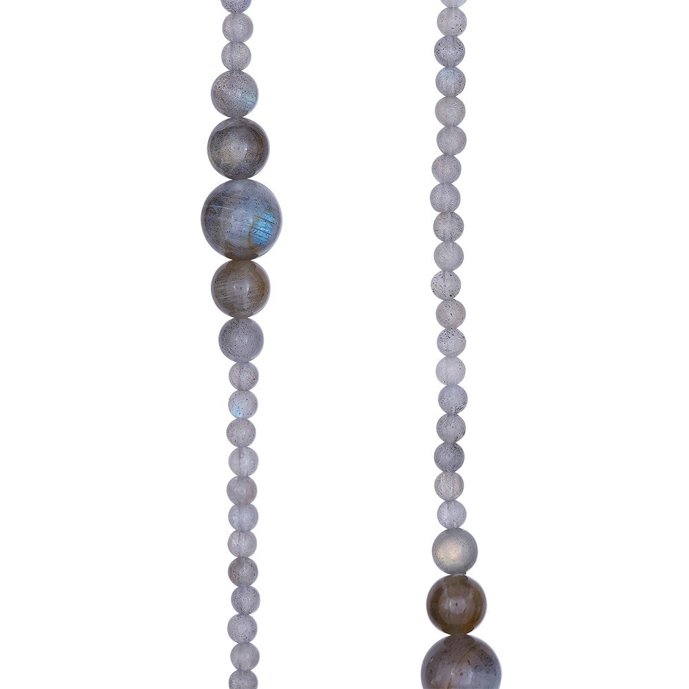 Labradorit system-kæde i forløb 90cm