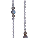 SHAPE Labadorite stone chain 90cm