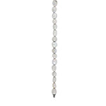 Süsswasser System-Kette Barock Perle Grau 10 mm