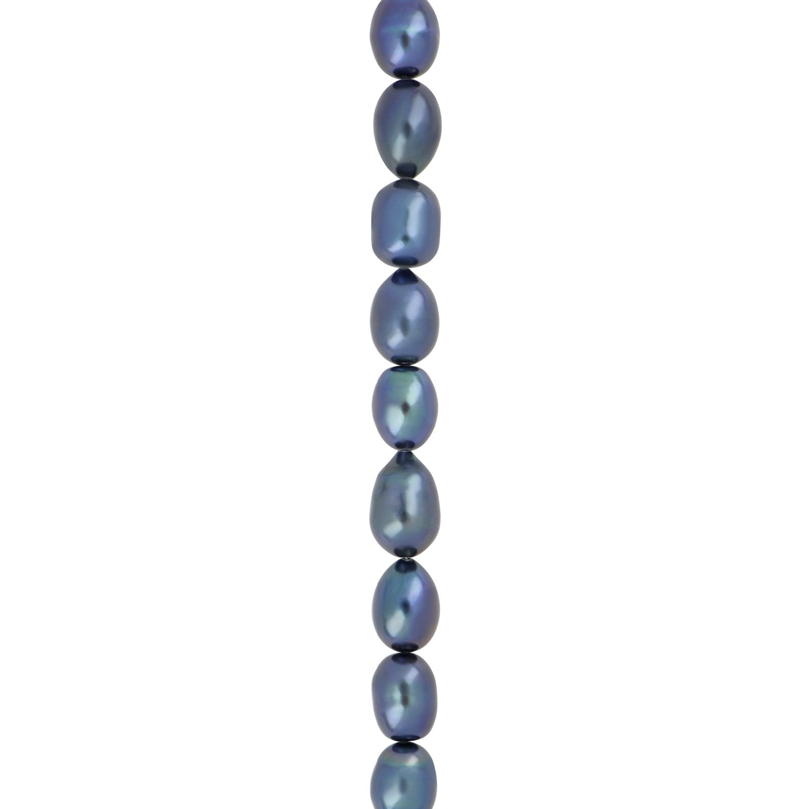 Süsswasser Baroque Perle Grau 10 mm