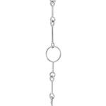 Rhod. Silber Kette 45cm
