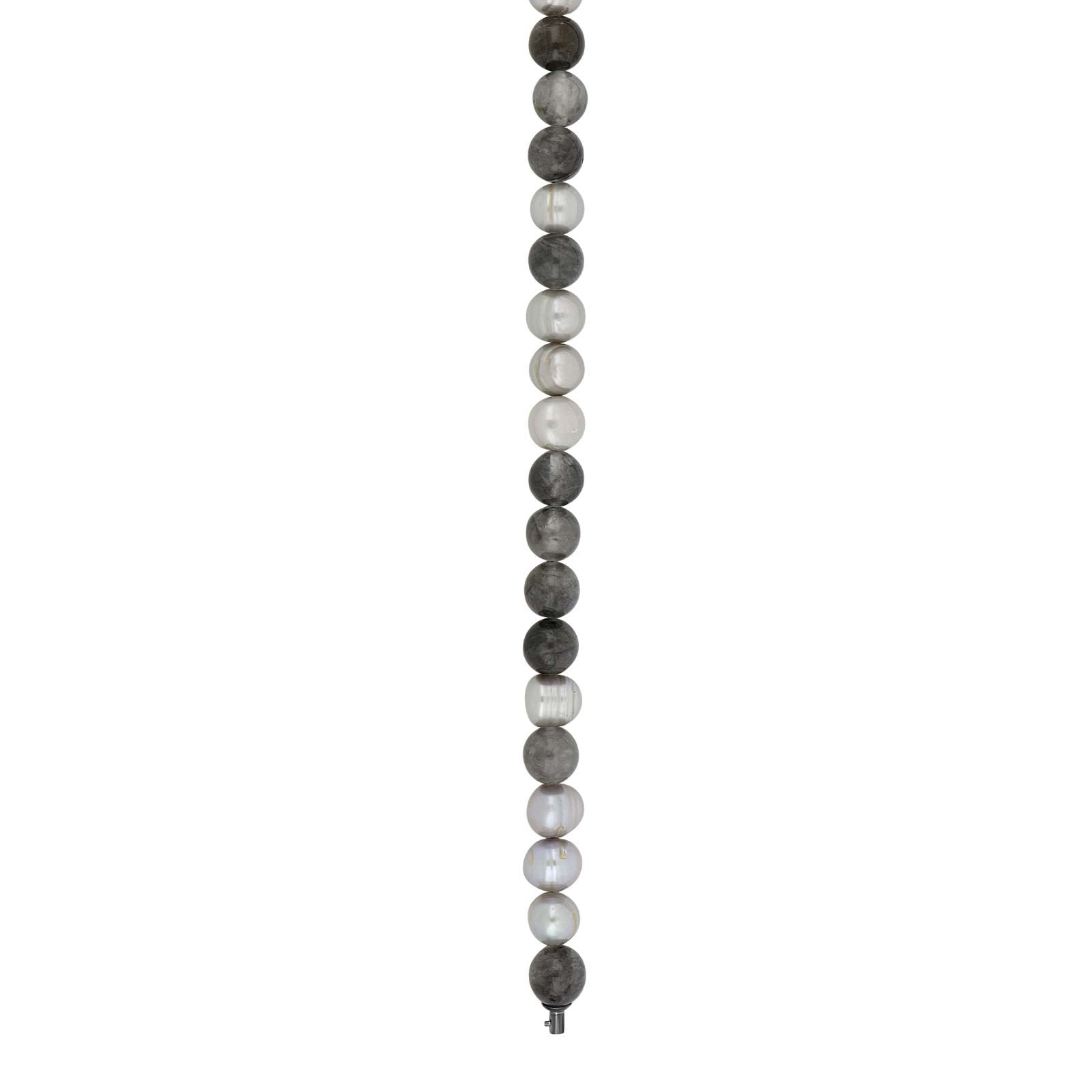 Multi grey color chain 10mm 45cm