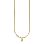Vergoldet Silber Kette 80cm