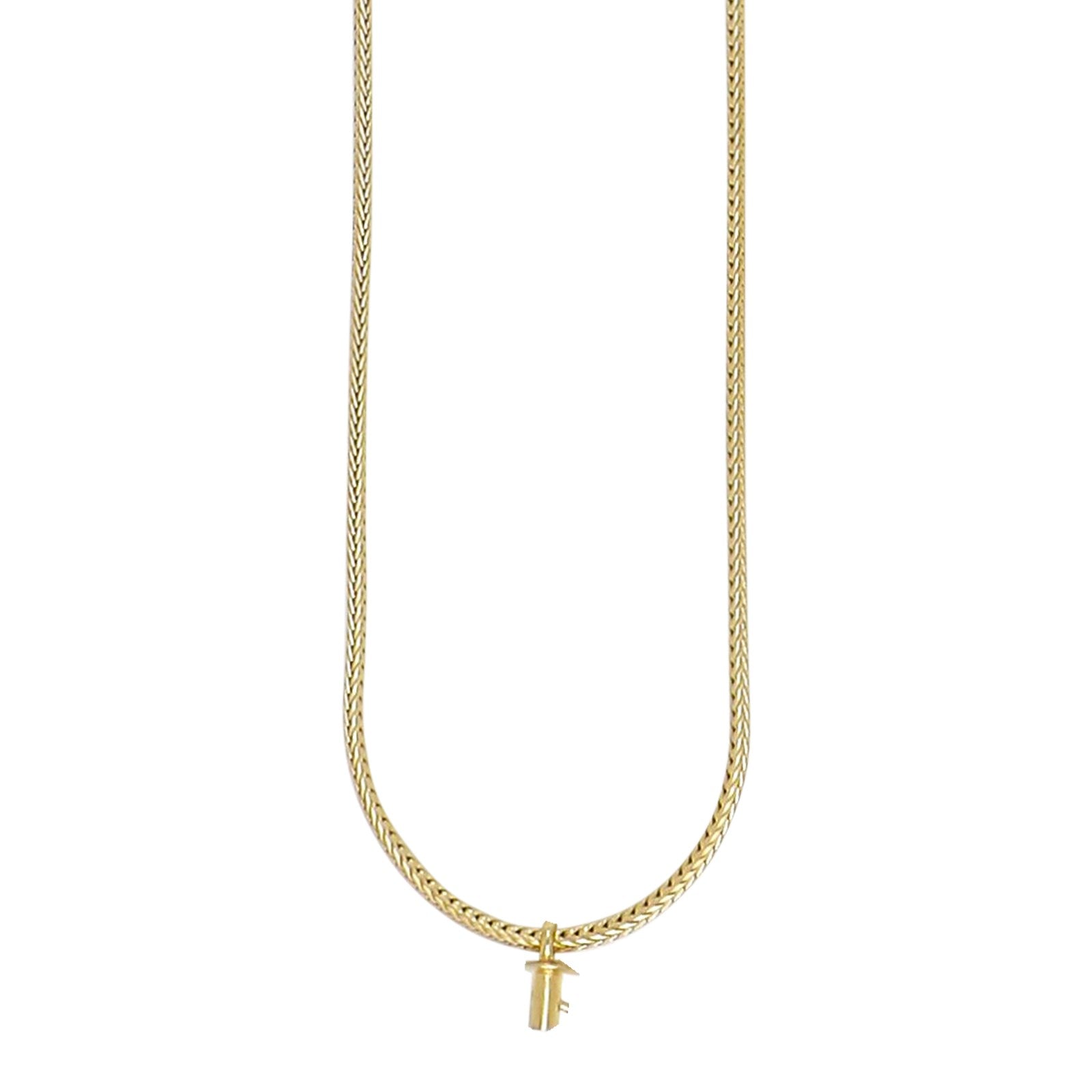 Vergoldet Silber Kette 80cm