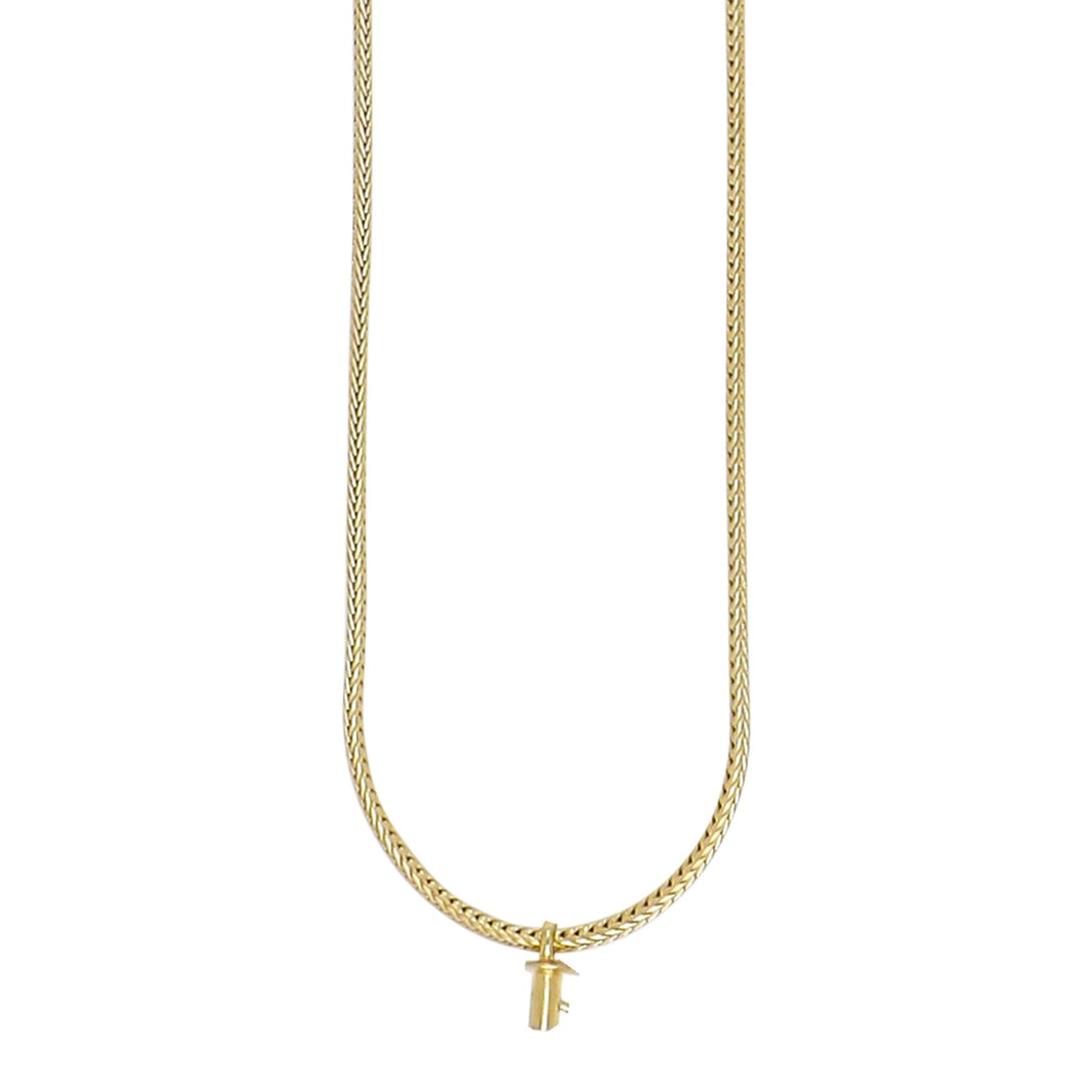 Goldplated Silver chain 90cm