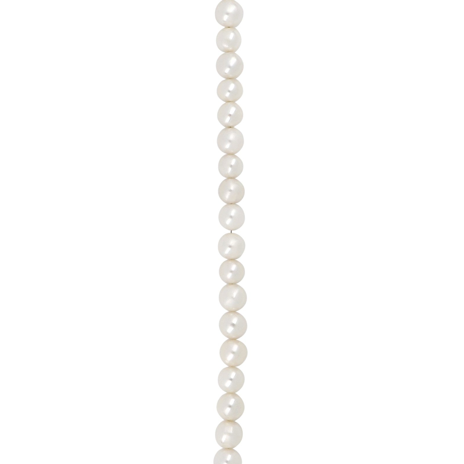 Freshwaterpearlbracelet white 8mm 17cm