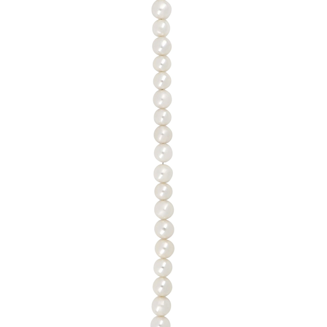Freshwaterpearlbracelet white 8mm