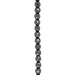 Hematit system-kæde facet. 10mm 45cm