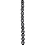 Hematit system-kæde facet. 10mm 45cm