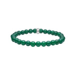 Green agate 6mm bracelet