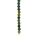 Grüner Achat, Jade System-Kette 10mm