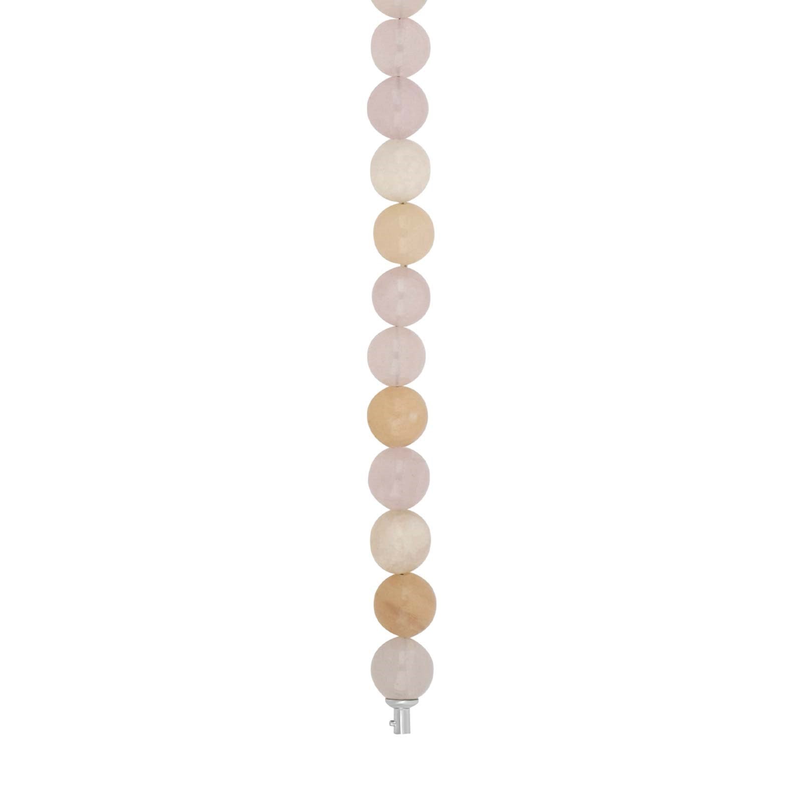 Rosenquarz, Pink Aventurin, Schwammquarz System-Kette 10mm
