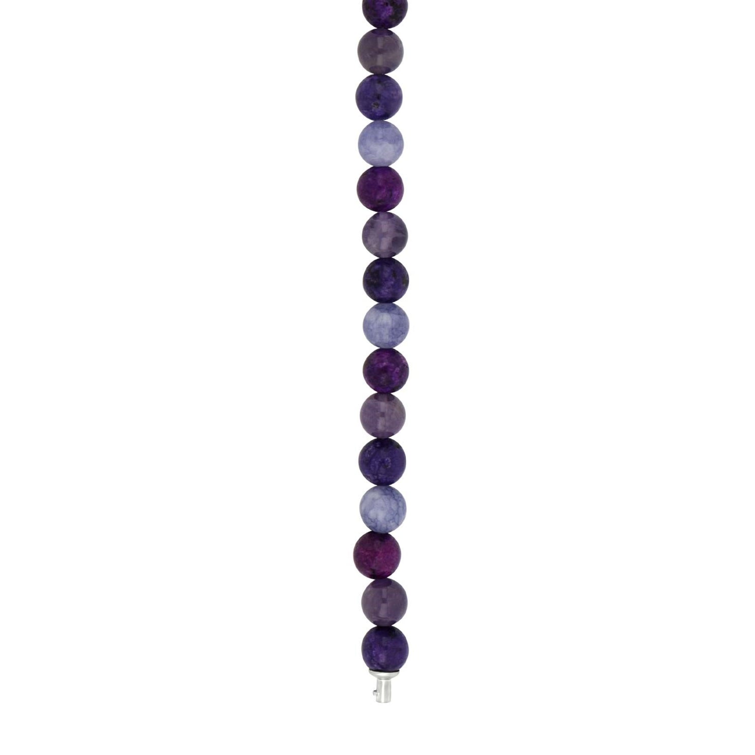 Amethyst, Jaspis, Schwammquarz System-Kette 8mm